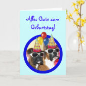 Carte Joyeux anniversaire (Fleur jaune)