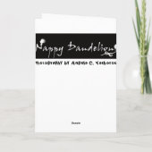 Carte Joyeux anniversaire (Dos)