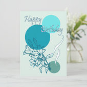 Carte Joyeux anniversaire (Debout devant)