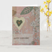 Carte Joyeux anniversaire (Fleur jaune)