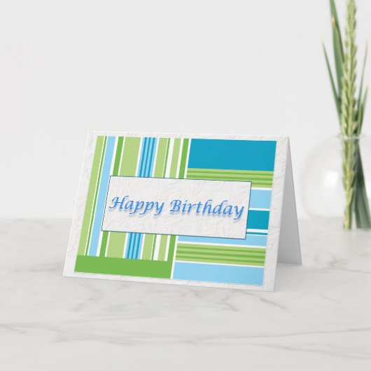 Carte Joyeux anniversaire (Devant)