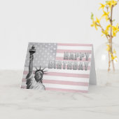 Carte Joyeux anniversaire (Fleur jaune)