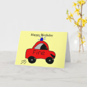 Carte , Joyeux anniversaire (Fleur jaune)