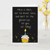 Carte Joyeux anniversaire (Fleur jaune)