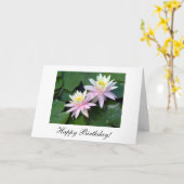 Carte Joyeux anniversaire ! (Fleur jaune)