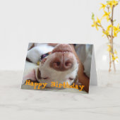 Carte Joyeux anniversaire (Fleur jaune)