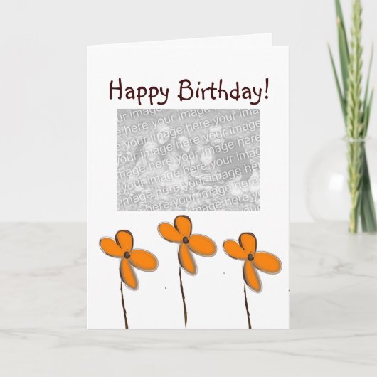 Carte Joyeux anniversaire ! (Devant)