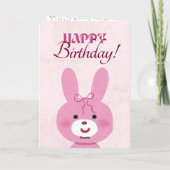 Carte Joyeux Anniversaire (Dos)