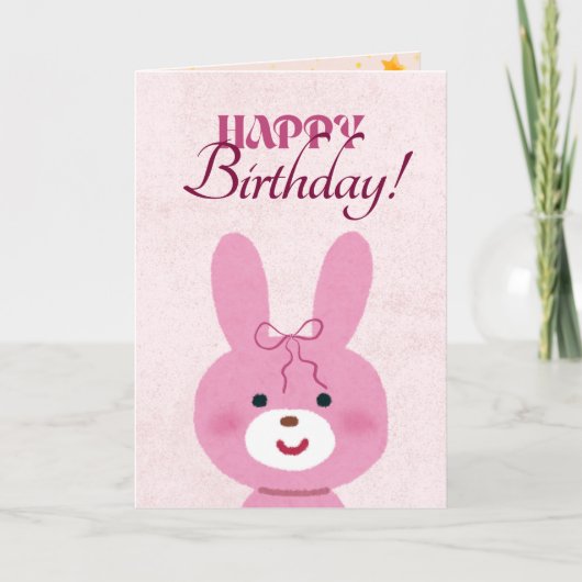 Carte Joyeux Anniversaire (Devant)