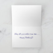 Carte Joyeux anniversaire ! ! (Intérieur)