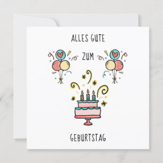 Carte Joyeux anniversaire