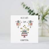 Carte Joyeux anniversaire (Debout devant)