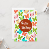 Carte Joyeux anniversaire (Devant/Arrière en situation)