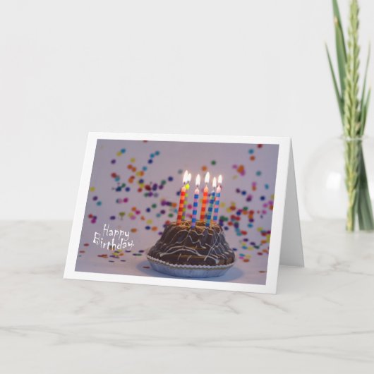 Carte Joyeux Anniversaire (Devant)