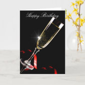 Carte Joyeux anniversaire (Fleur jaune)