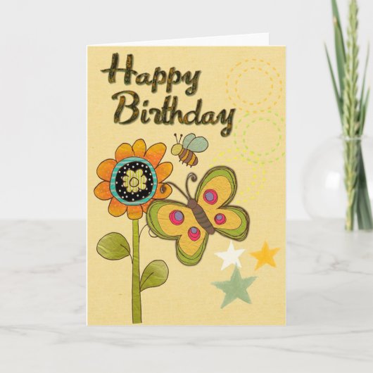 Carte Joyeux anniversaire (Devant)