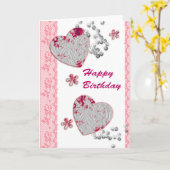 Carte Joyeux Anniversaire (Fleur jaune)