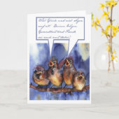 Carte Joyeux anniversaire (Fleur jaune)