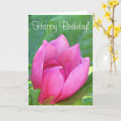 Carte Joyeux anniversaire ! (Fleur jaune)