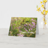 Carte Joyeux anniversaire (Fleur jaune)