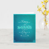 Carte Joyeux anniversaire (Fleur jaune)