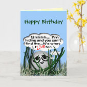 Carte Joyeux anniversaire (Fleur jaune)