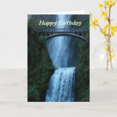 Carte Joyeux anniversaire (Fleur jaune)