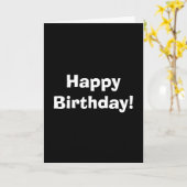 Carte Joyeux anniversaire ! (Fleur jaune)