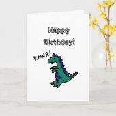 Carte Joyeux anniversaire ! (Fleur jaune)