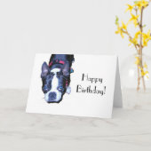 Carte Joyeux anniversaire ! (Fleur jaune)