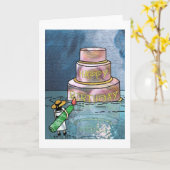 Carte Joyeux anniversaire (Fleur jaune)