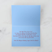 Carte Joyeux, Anniversaire... (Intérieur)