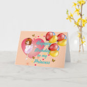 Carte Joyeux anniversaire (Fleur jaune)