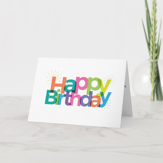Carte Joyeux Anniversaire