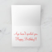 Carte Joyeux anniversaire