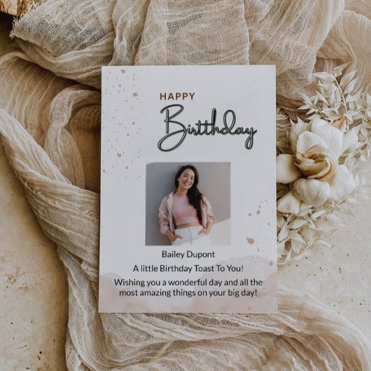 Carte Joyeux Anniversaire