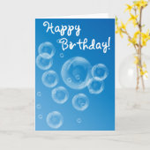 Carte Joyeux anniversaire (Fleur jaune)