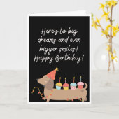 Carte Joyeux anniversaire (Fleur jaune)