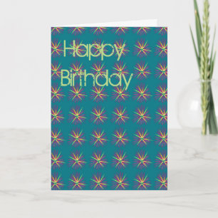 Carte Joyeux anniversaire