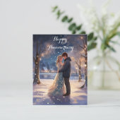 Carte Joyeux anniversaire (Debout devant)