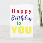 Carte Joyeux anniversaire !<br><div class="desc">Donnez les voitures colorées d'un anniversaire,  et customisez l'intérieur !</div>