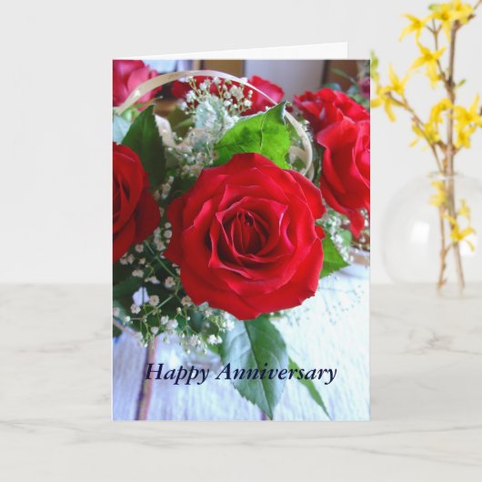 Carte Joyeux anniversaire (Fleur jaune)