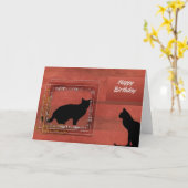 Carte Joyeux anniversaire (Fleur jaune)