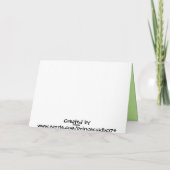 Carte Joyeux anniversaire ! (Dos)