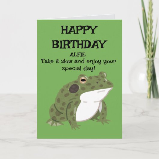 CARTE JOYEUX ANNIVERSAIRE (Devant)