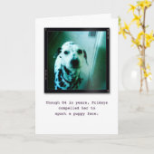 Carte Joyeux anniversaire ! (Fleur jaune)