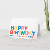 Carte Joyeux anniversaire (Devant)