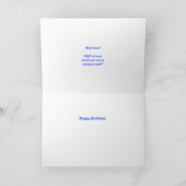 Carte Joyeux anniversaire (Intérieur)