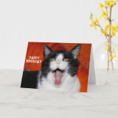 Carte Joyeux anniversaire (Fleur jaune)