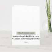 Carte Joyeux anniversaire (Dos)